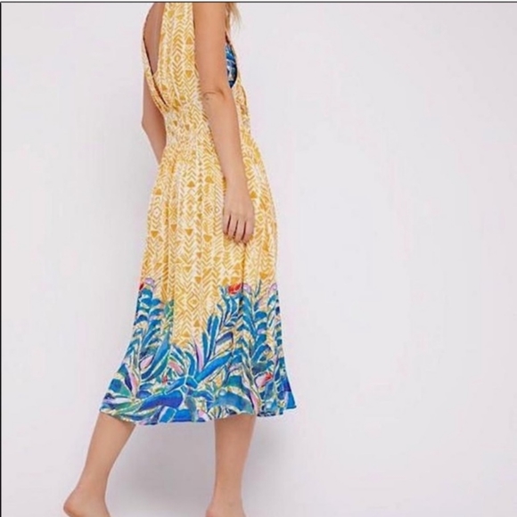 Free People- Tropical Dress - Picture 3 of 6